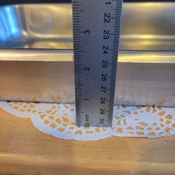 Stainless Steel Rectangular Tray - Picture 3 of 6